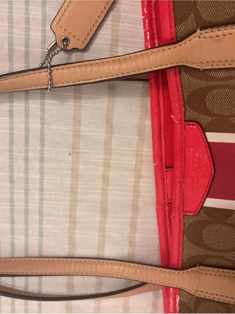 Coach monogram tote